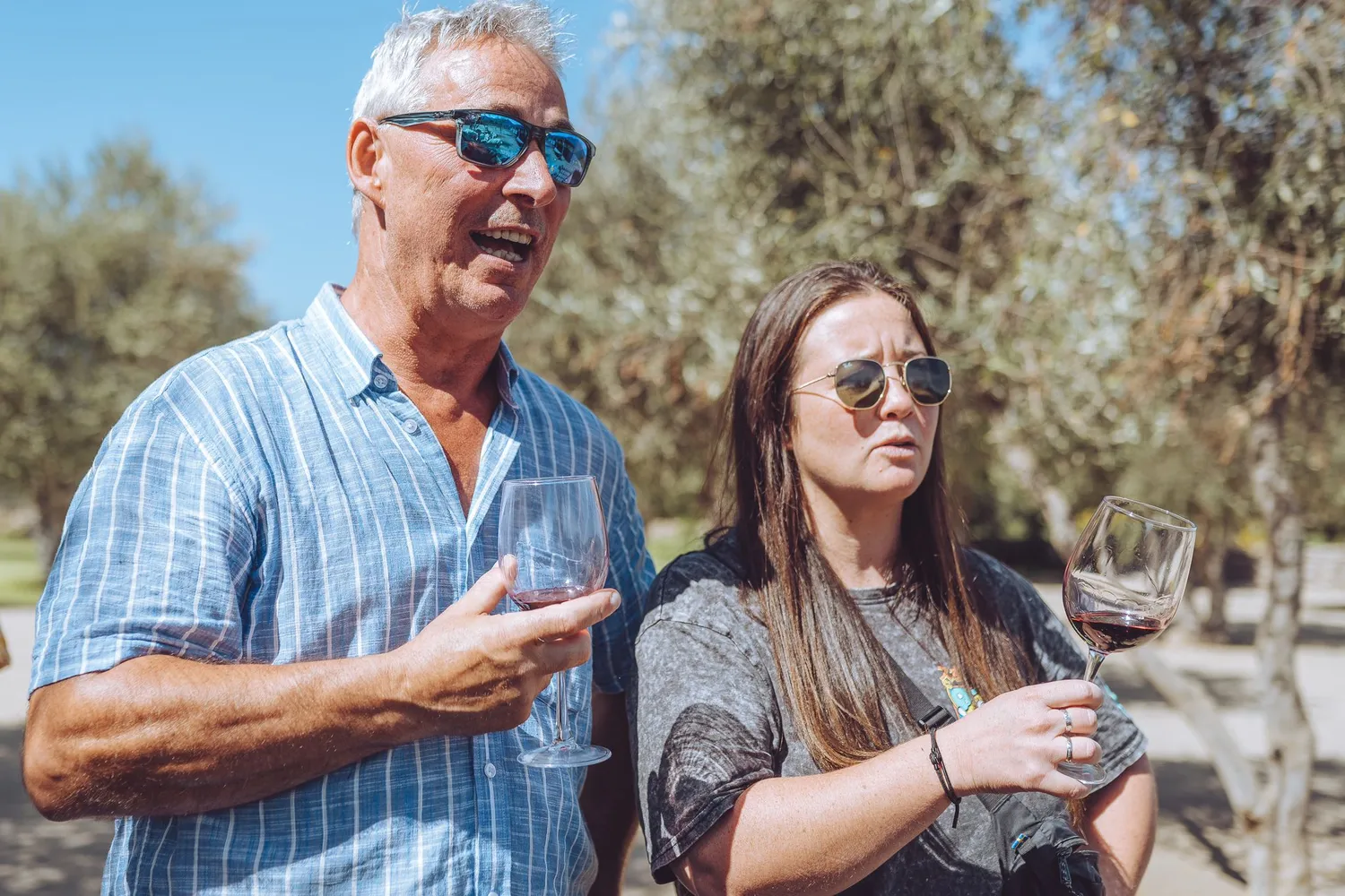 Wine tasting at a Casablanca Valley winery
